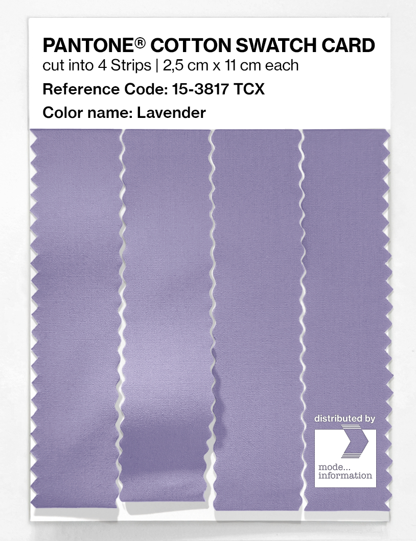 Artikelbild 3 des Artikels “PANTONE® COTTON SWATCH CARD 15-3817 TCX Lavender “