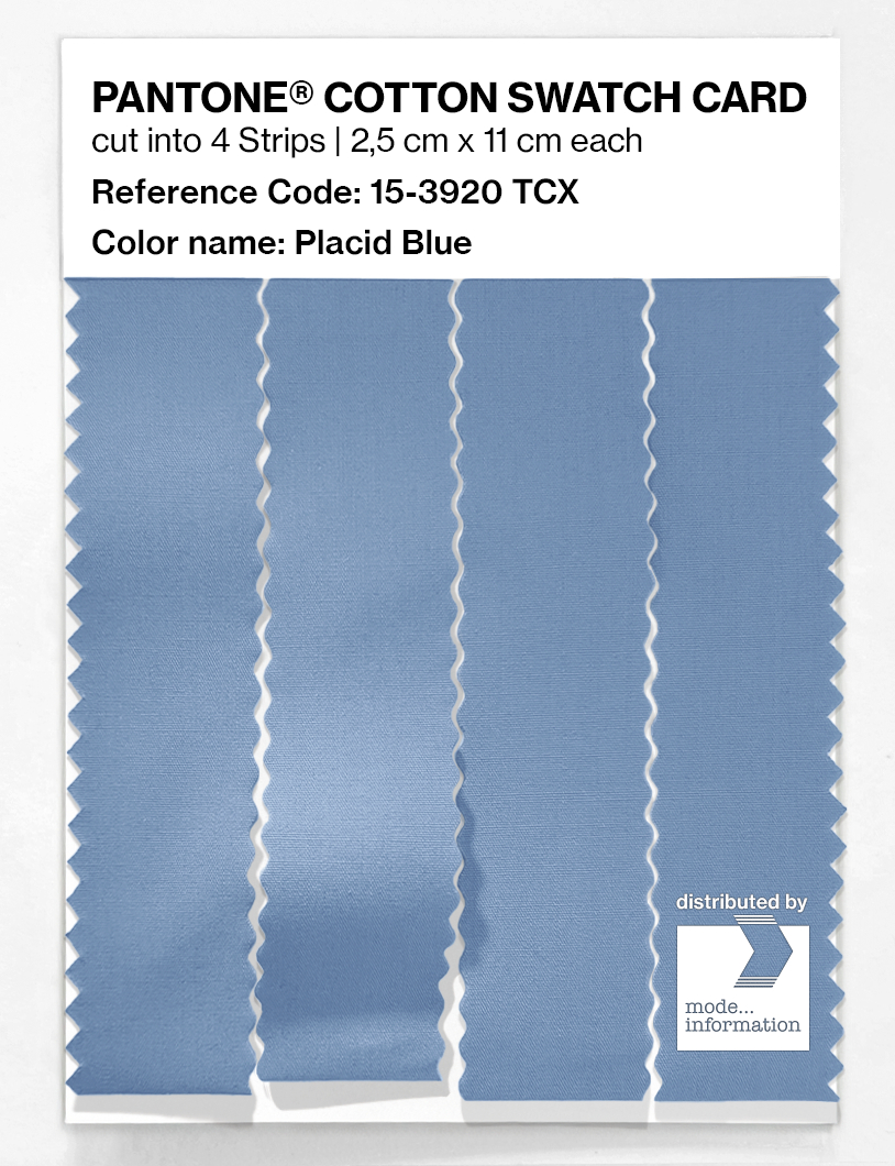 Artikelbild 3 des Artikels “PANTONE® COTTON SWATCH CARD 15-3920 TCX Placid Blue “