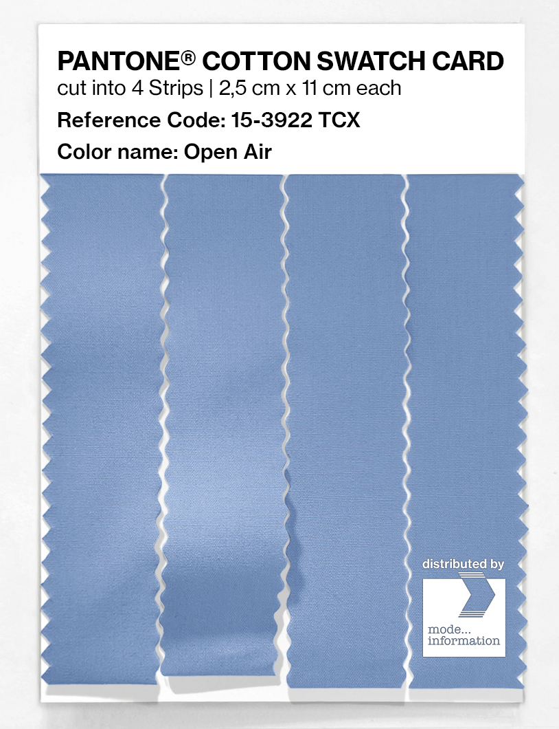 Artikelbild 3 des Artikels “PANTONE® COTTON SWATCH CARD 15-3922 TCX Open Air “