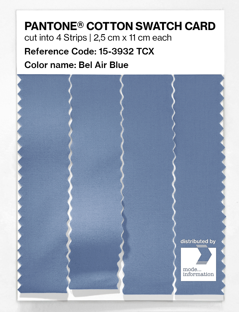 Artikelbild 3 des Artikels “PANTONE® COTTON SWATCH CARD 15-3932 TCX Bel Air Blue “