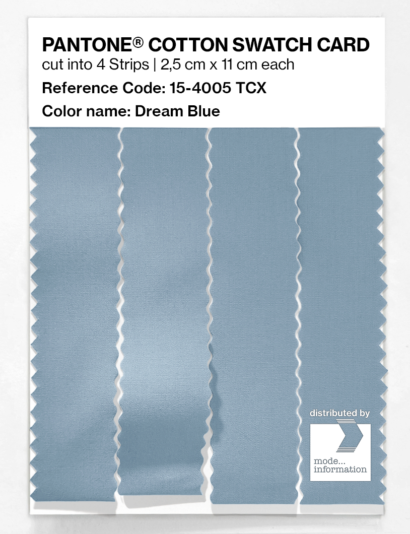 Artikelbild 3 des Artikels “PANTONE® COTTON SWATCH CARD 15-4005 TCX Dream Blue “