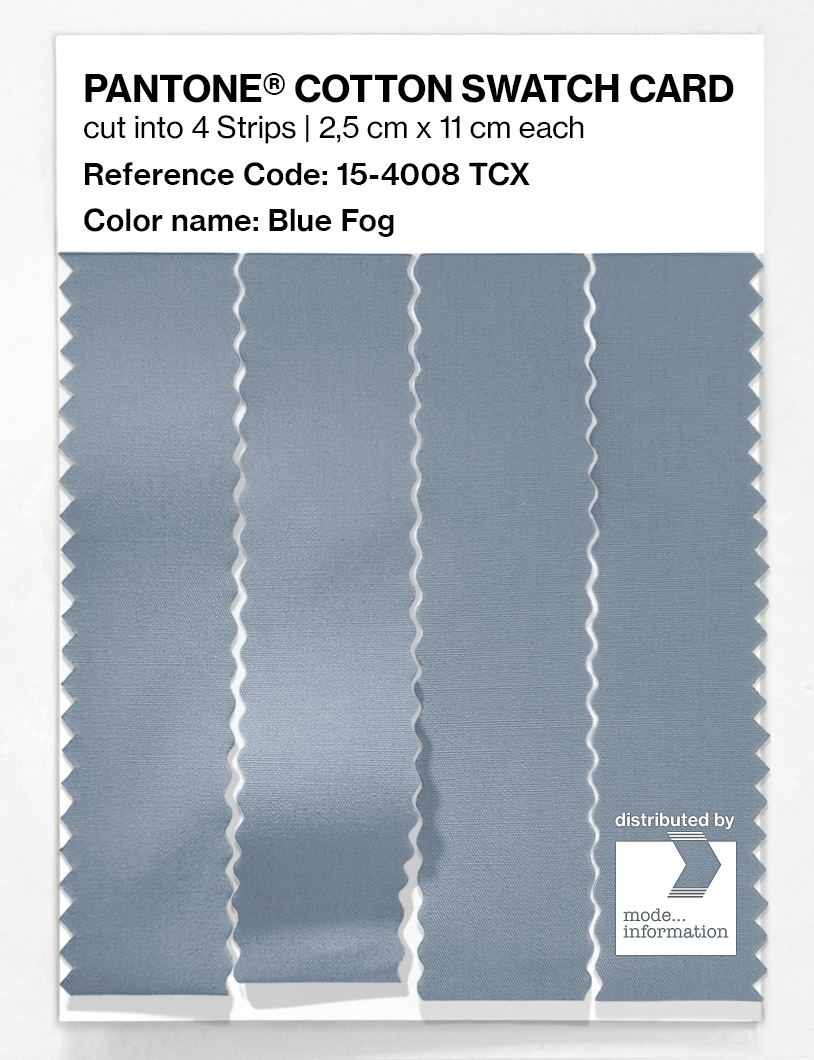 Product image 3 of the product “PANTONE® COTTON SWATCH CARD 15-4008 TCX Blue Fog ”
