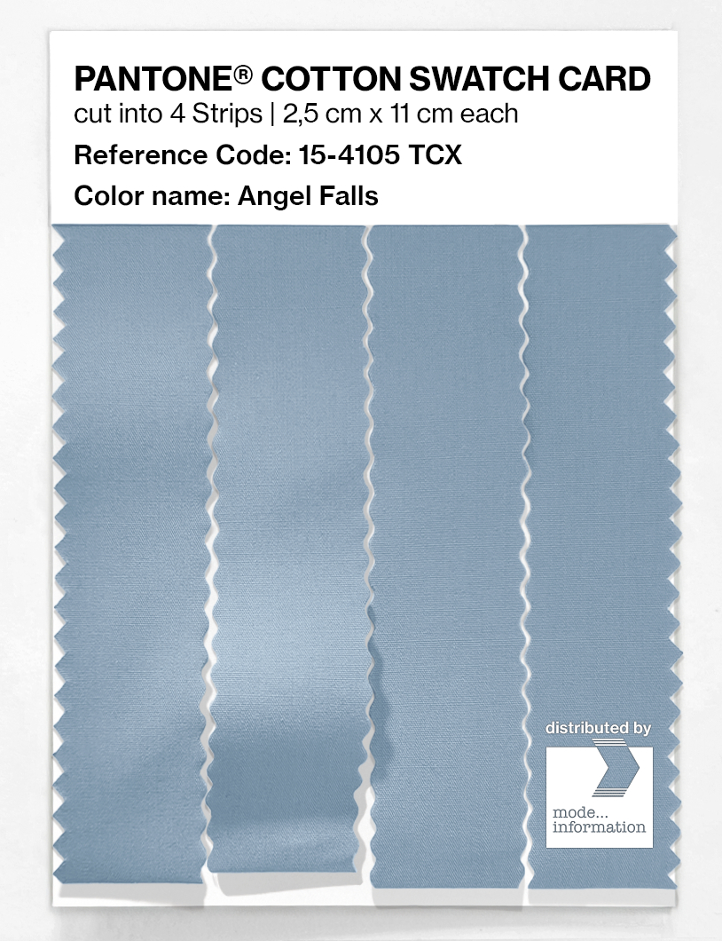 Artikelbild 3 des Artikels “PANTONE® COTTON SWATCH CARD 15-4105 TCX Angel Falls “