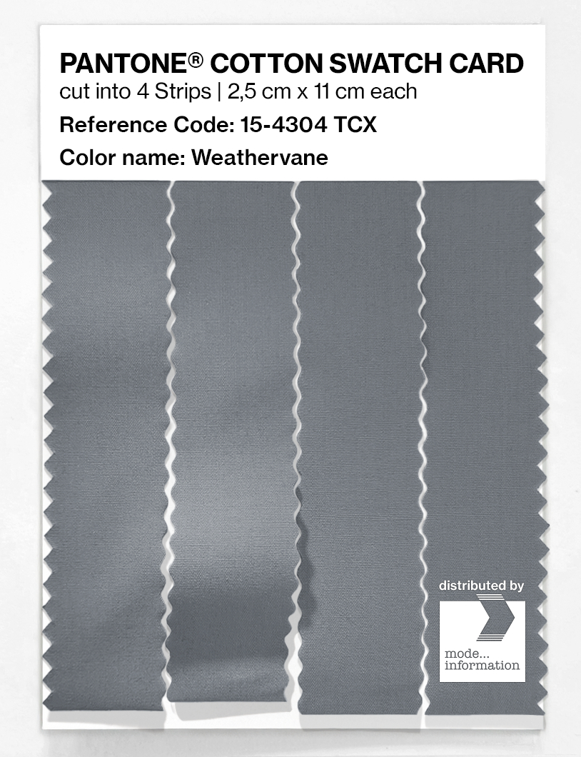 Artikelbild 3 des Artikels “PANTONE® COTTON SWATCH CARD 15-4304 TCX Weathervane “