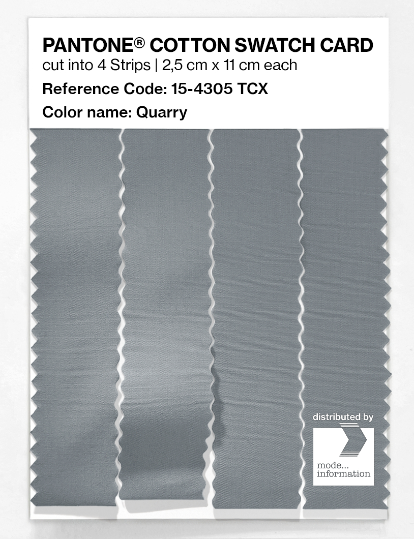 Artikelbild 3 des Artikels “PANTONE® COTTON SWATCH CARD 15-4305 TCX Quarry “