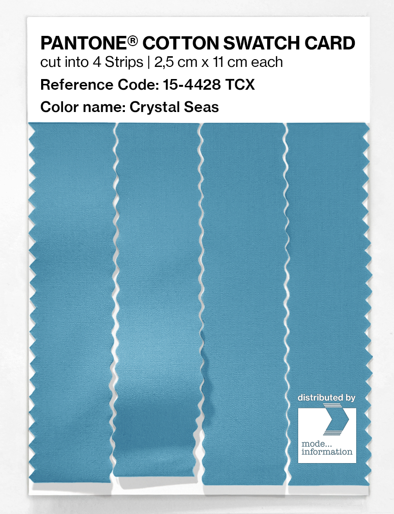Artikelbild 3 des Artikels “PANTONE® COTTON SWATCH CARD 15-4428 TCX Crystal Seas “