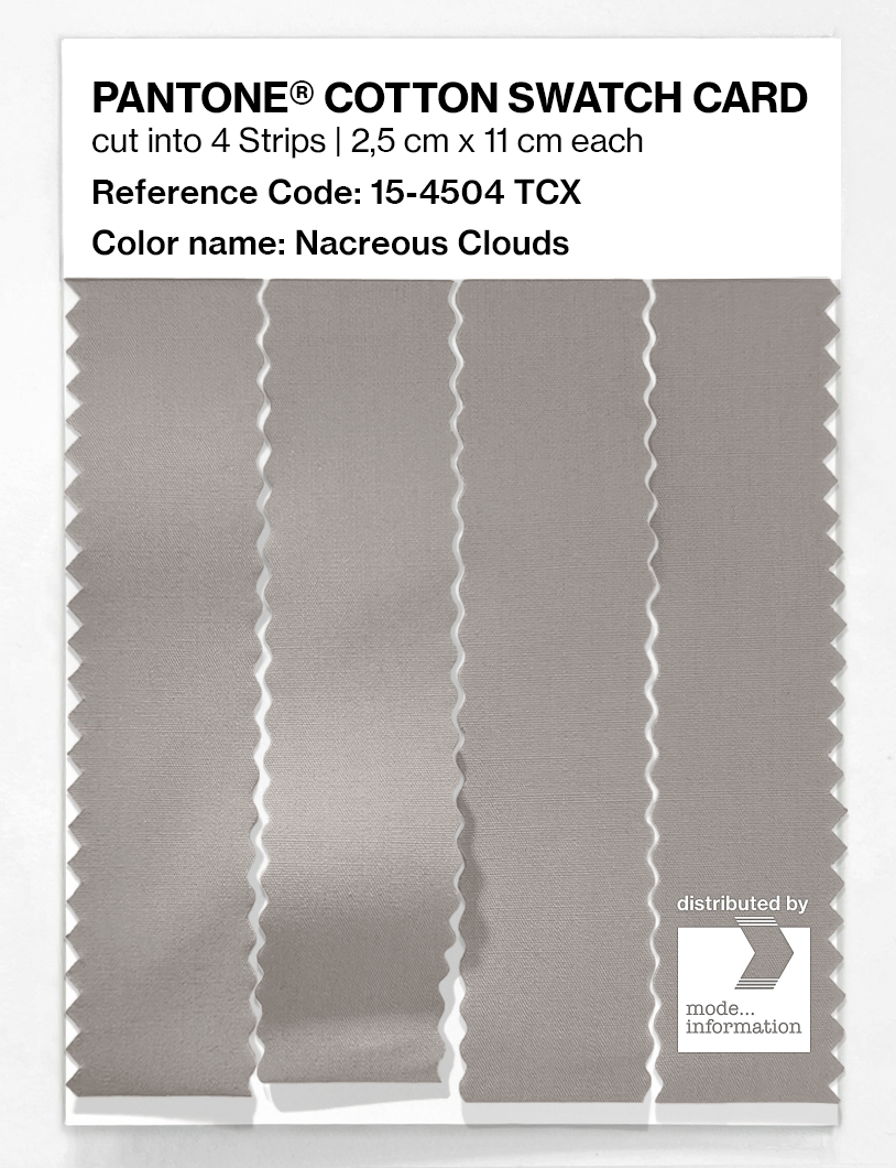 Artikelbild 3 des Artikels “PANTONE® COTTON SWATCH CARD 15-4504 TCX Nacreous Clouds “