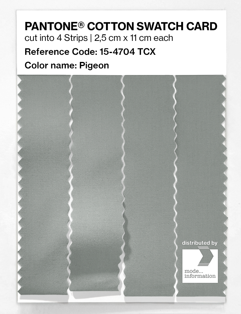 Artikelbild 3 des Artikels “PANTONE® COTTON SWATCH CARD 15-4704 TCX Pigeon “