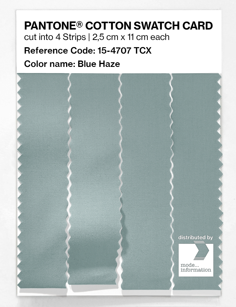 Artikelbild 3 des Artikels “PANTONE® COTTON SWATCH CARD 15-4707 TCX Blue Haze “