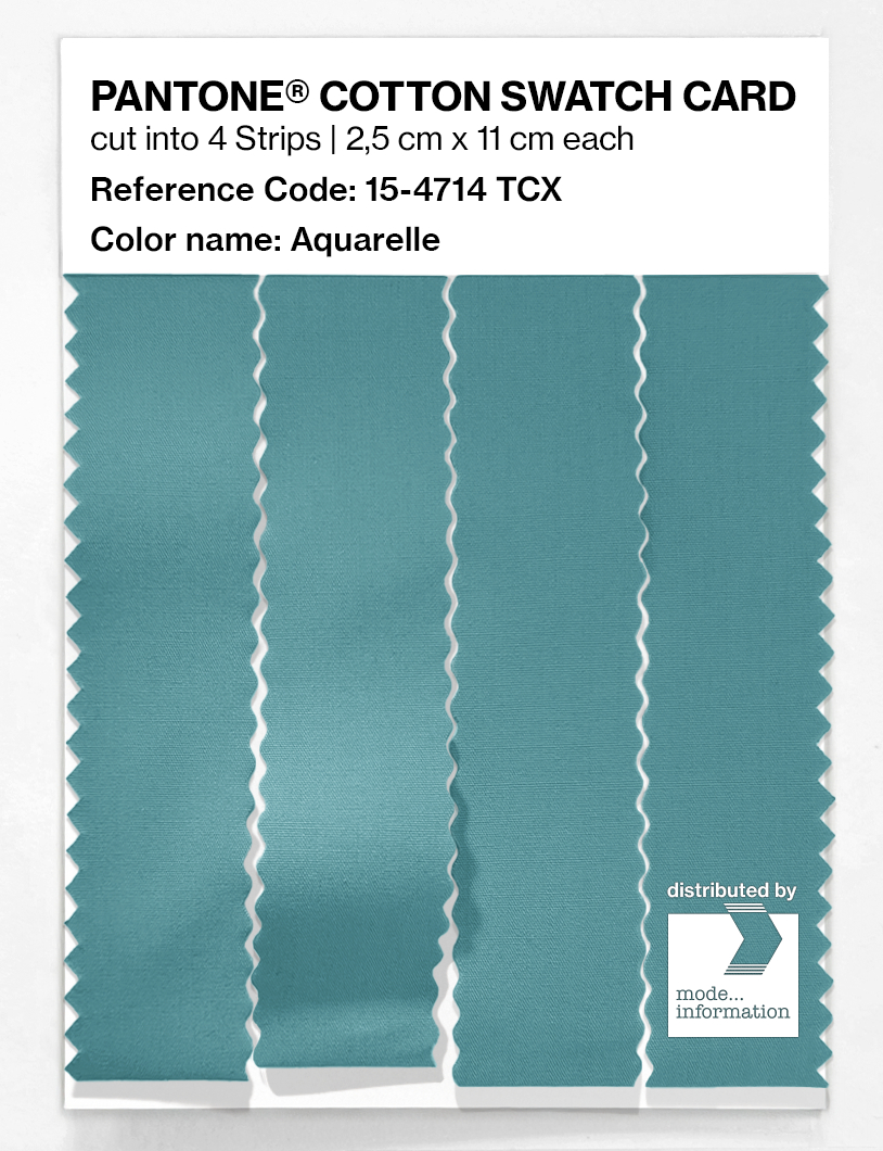 Artikelbild 3 des Artikels “PANTONE® COTTON SWATCH CARD 15-4714 TCX Aquarelle “