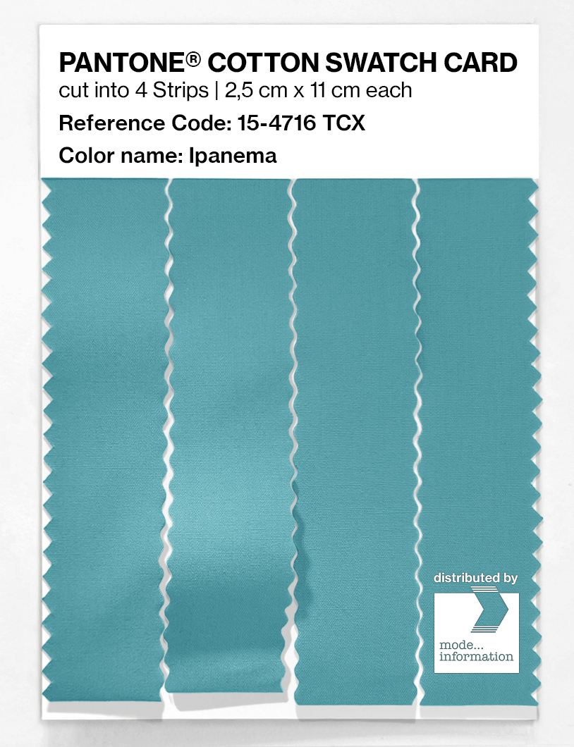 Artikelbild 3 des Artikels “PANTONE® COTTON SWATCH CARD 15-4716 TCX Ipanema “