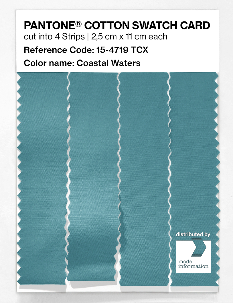 Artikelbild 3 des Artikels “PANTONE® COTTON SWATCH CARD 15-4719 TCX Coastal Waters “