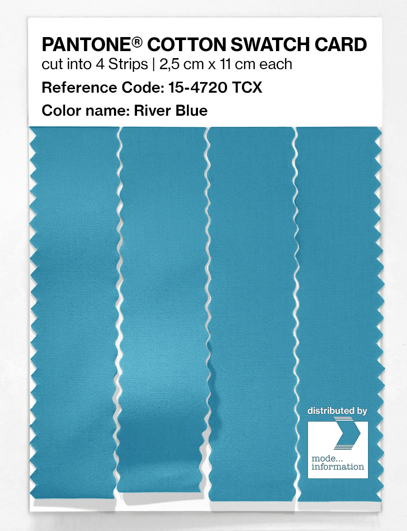 Artikelbild 3 des Artikels “PANTONE® COTTON SWATCH CARD 15-4720 TCX River Blue “