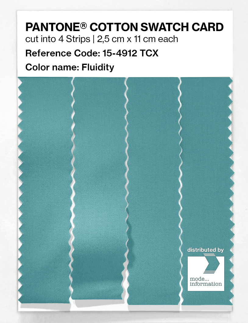 Artikelbild 3 des Artikels “PANTONE® COTTON SWATCH CARD 15-4912 TCX Fluidity “