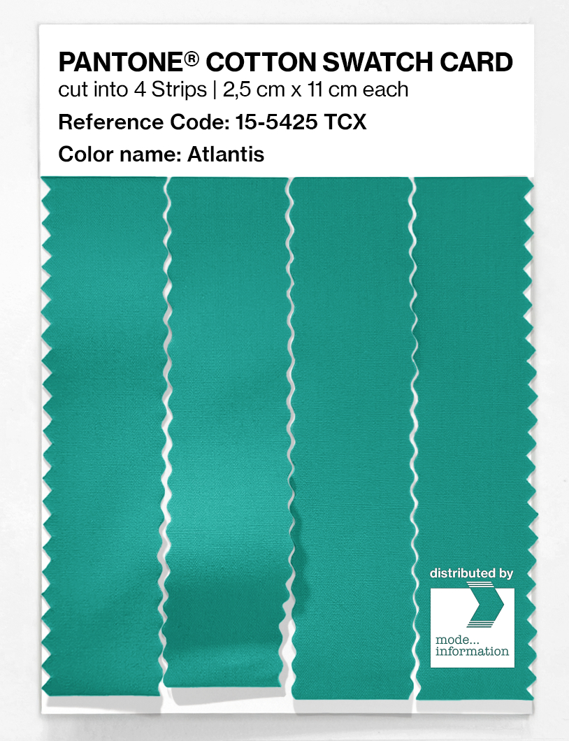 Artikelbild 3 des Artikels “PANTONE® COTTON SWATCH CARD 15-5425 TCX Atlantis “