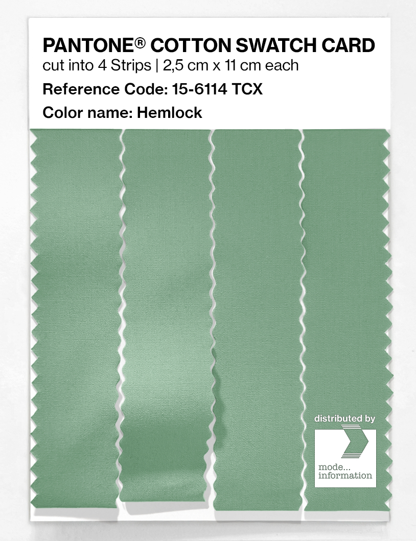 Artikelbild 3 des Artikels “PANTONE® COTTON SWATCH CARD 15-6114 TCX Hemlock “