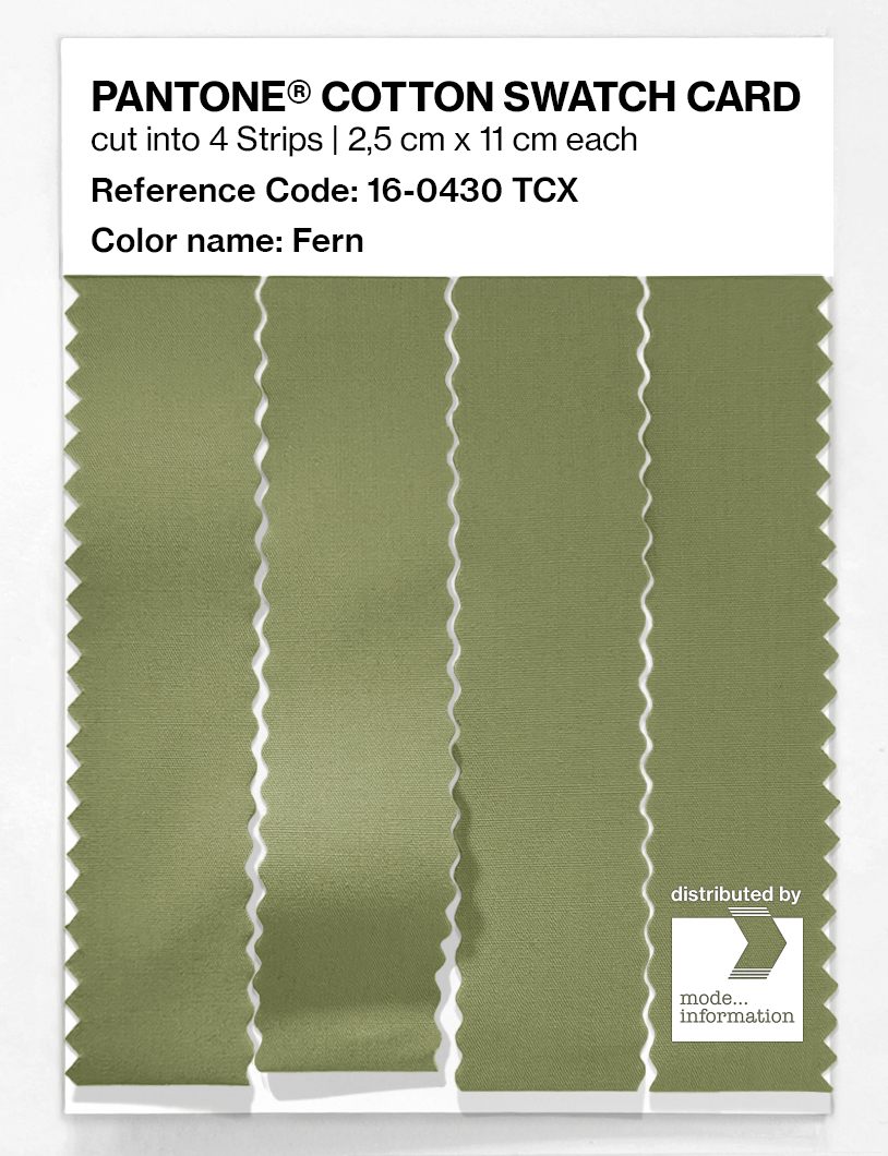 Artikelbild 3 des Artikels “PANTONE® COTTON SWATCH CARD 16-0430 TCX Fern “