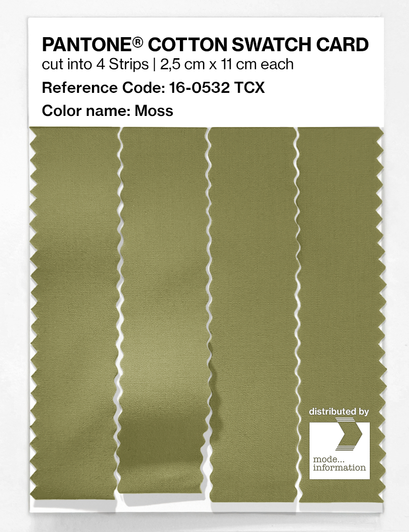 Artikelbild 3 des Artikels “PANTONE® COTTON SWATCH CARD 16-0532 TCX Moss “