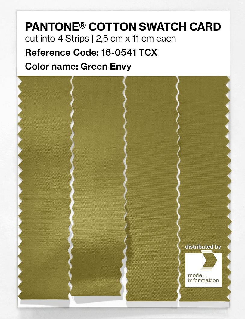 Artikelbild 3 des Artikels “PANTONE® COTTON SWATCH CARD 16-0541 TCX Green Envy “