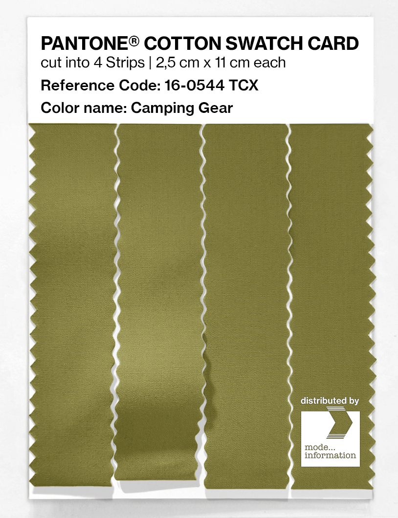 Artikelbild 3 des Artikels “PANTONE® COTTON SWATCH CARD 16-0544 TCX Camping Gear “