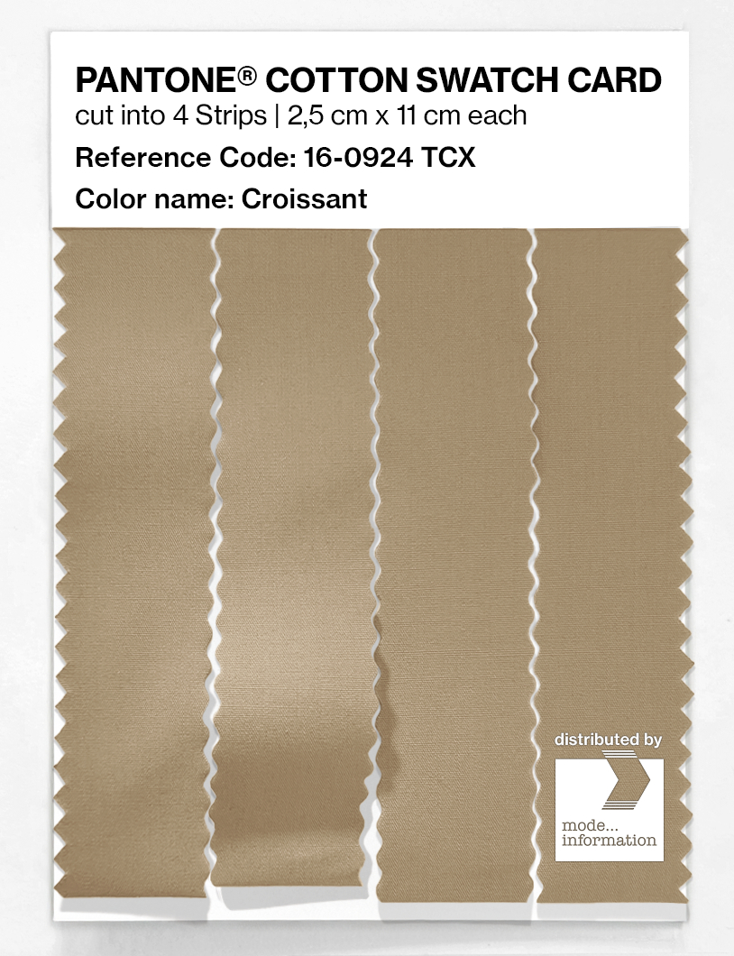 Artikelbild 3 des Artikels “PANTONE® COTTON SWATCH CARD 16-0924 TCX Croissant “