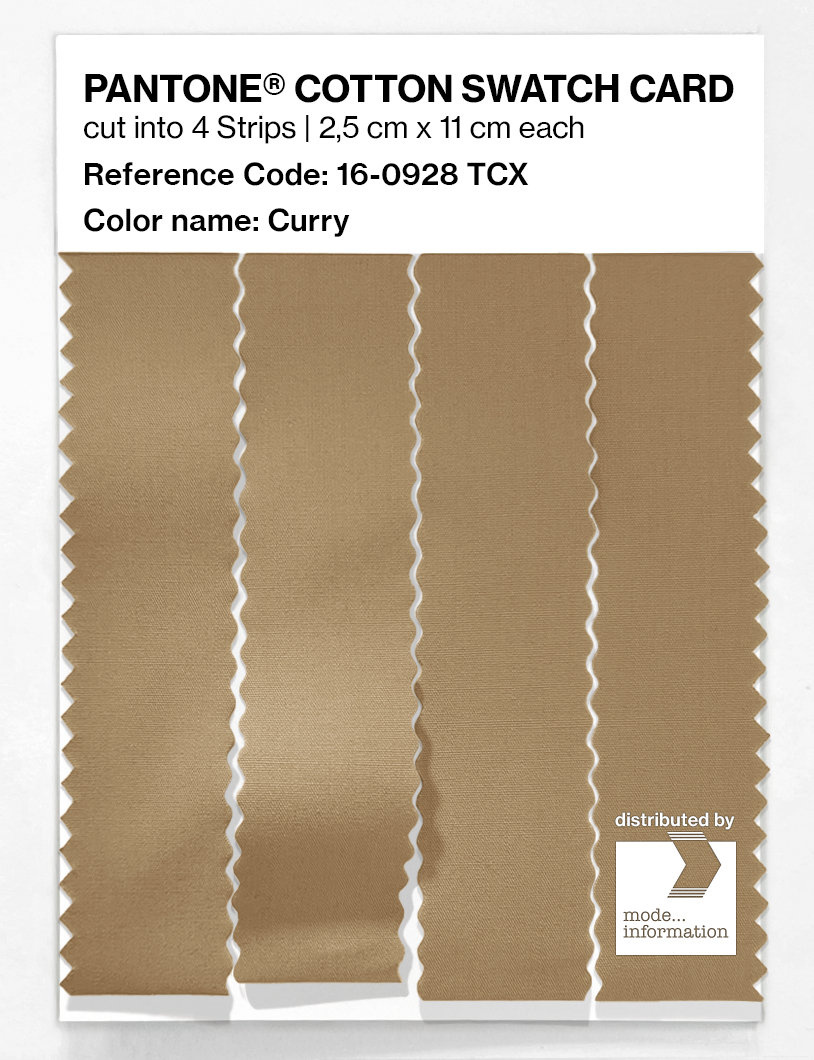 Artikelbild 3 des Artikels “PANTONE® COTTON SWATCH CARD 16-0928 TCX Curry “