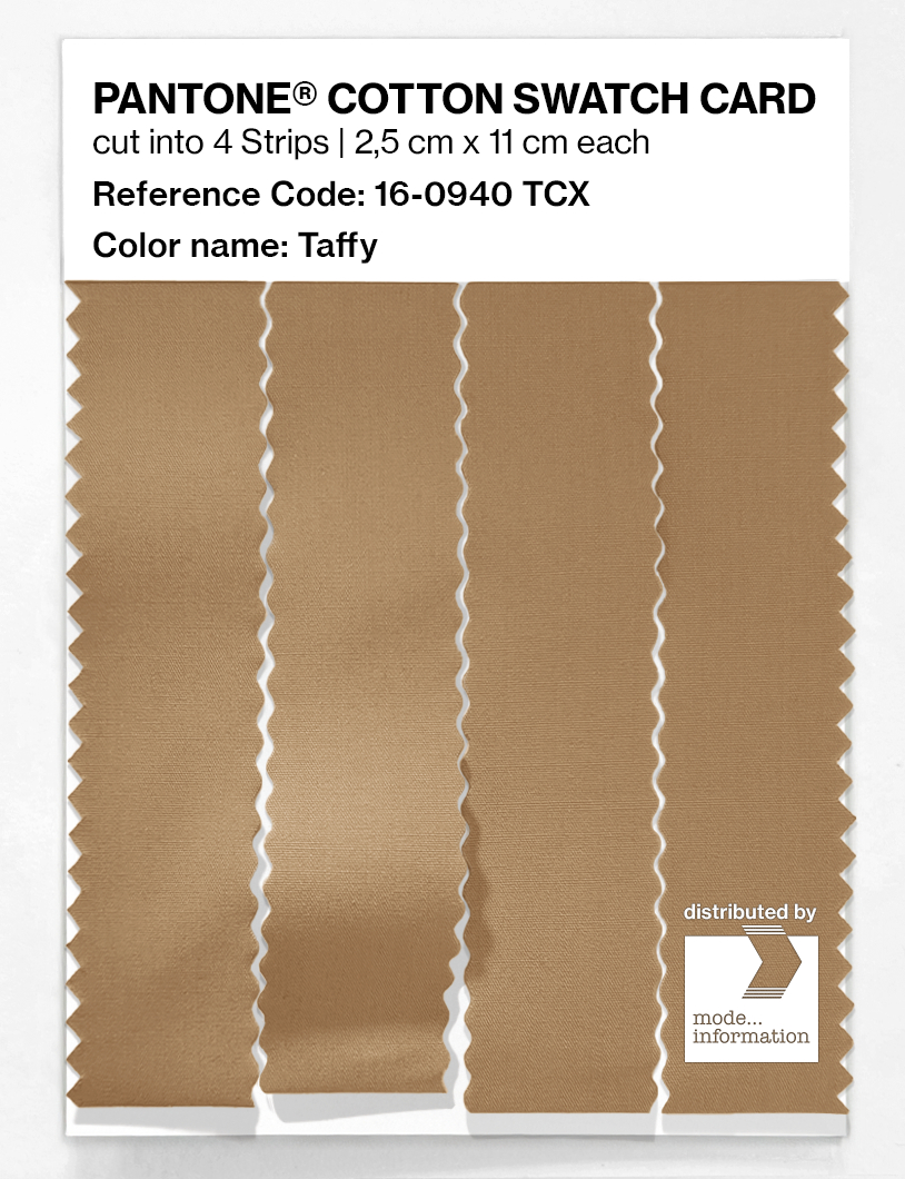 Artikelbild 3 des Artikels “PANTONE® COTTON SWATCH CARD 16-0940 TCX Taffy “