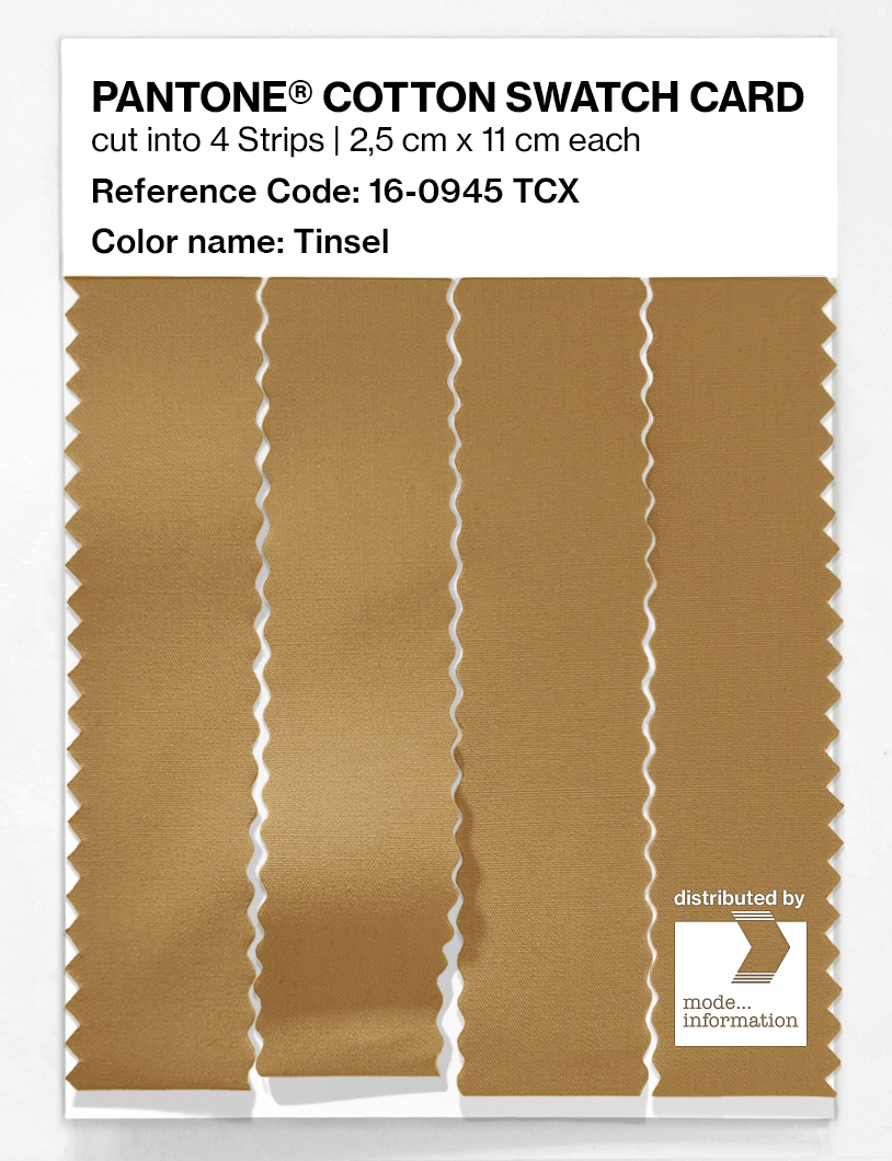 Artikelbild 3 des Artikels “PANTONE® COTTON SWATCH CARD 16-0945 TCX Tinsel “