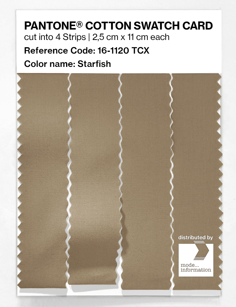 Artikelbild 3 des Artikels “PANTONE® COTTON SWATCH CARD 16-1120 TCX Starfish “