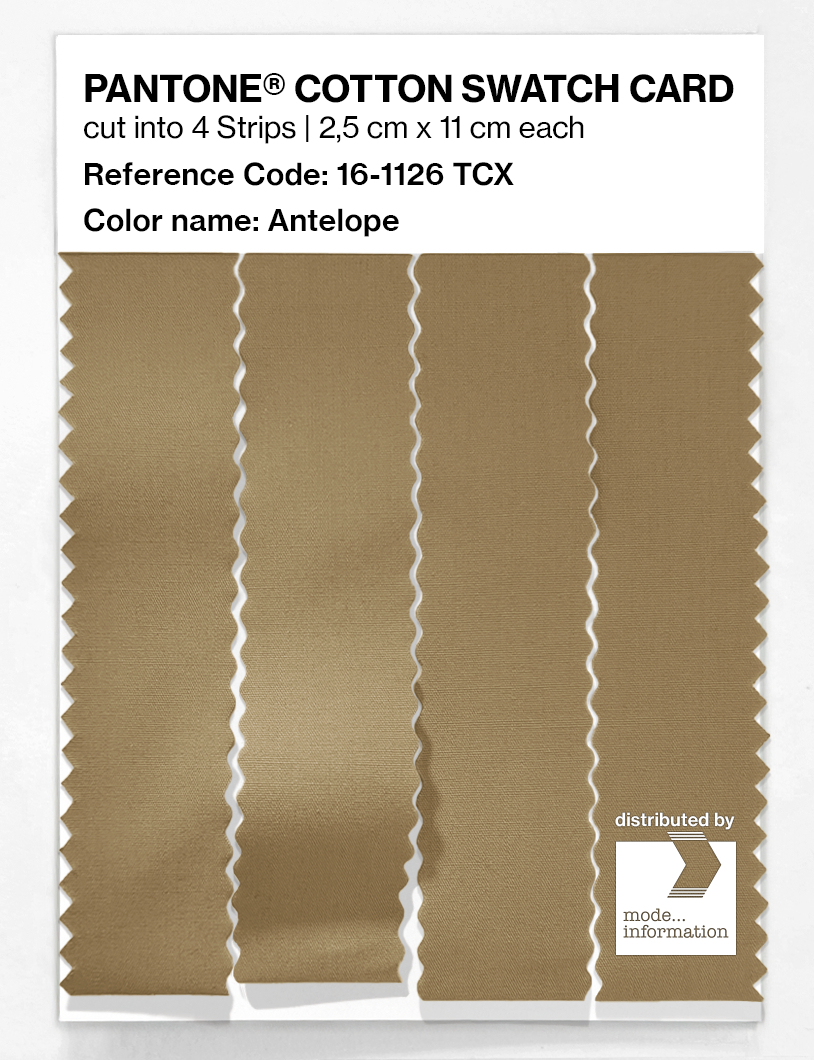 Artikelbild 3 des Artikels “PANTONE® COTTON SWATCH CARD 16-1126 TCX Antelope “
