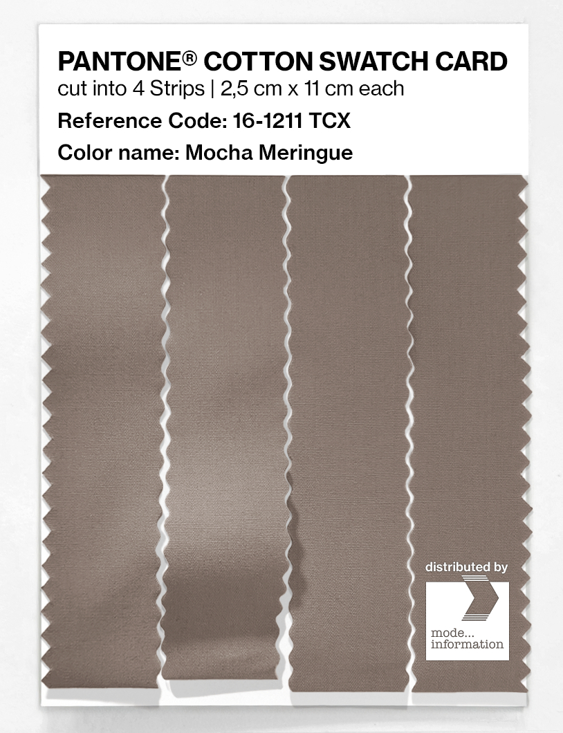 Artikelbild 3 des Artikels “PANTONE® COTTON SWATCH CARD 16-1211 TCX Mocha Meringue “