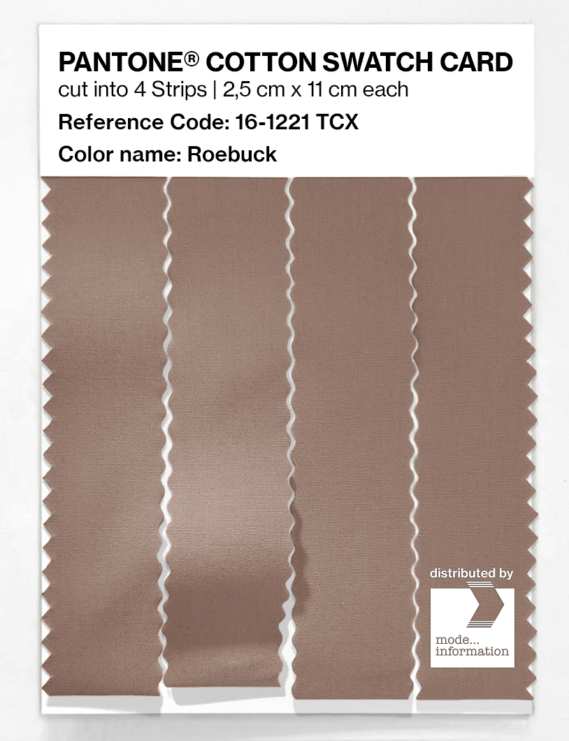 Artikelbild 3 des Artikels “PANTONE® COTTON SWATCH CARD 16-1221 TCX Roebuck “