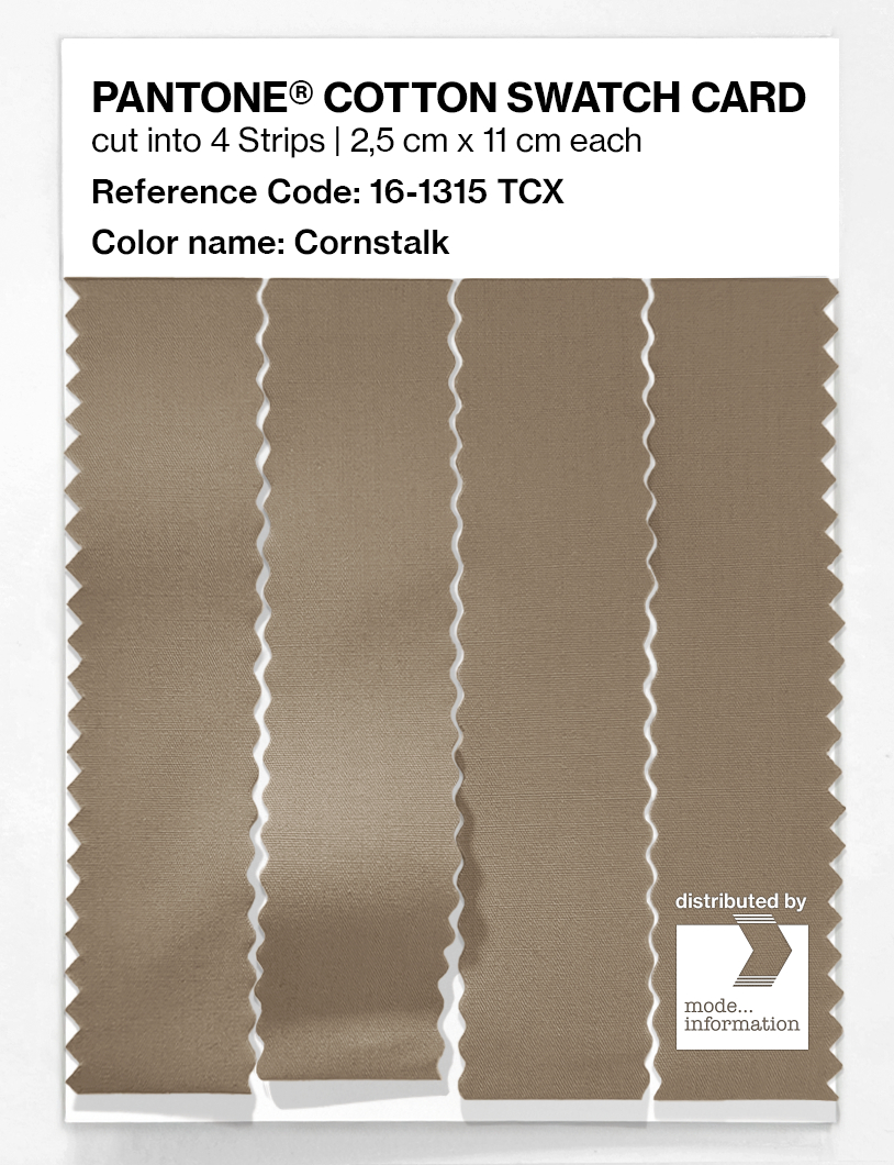 Artikelbild 3 des Artikels “PANTONE® COTTON SWATCH CARD 16-1315 TCX Cornstalk “