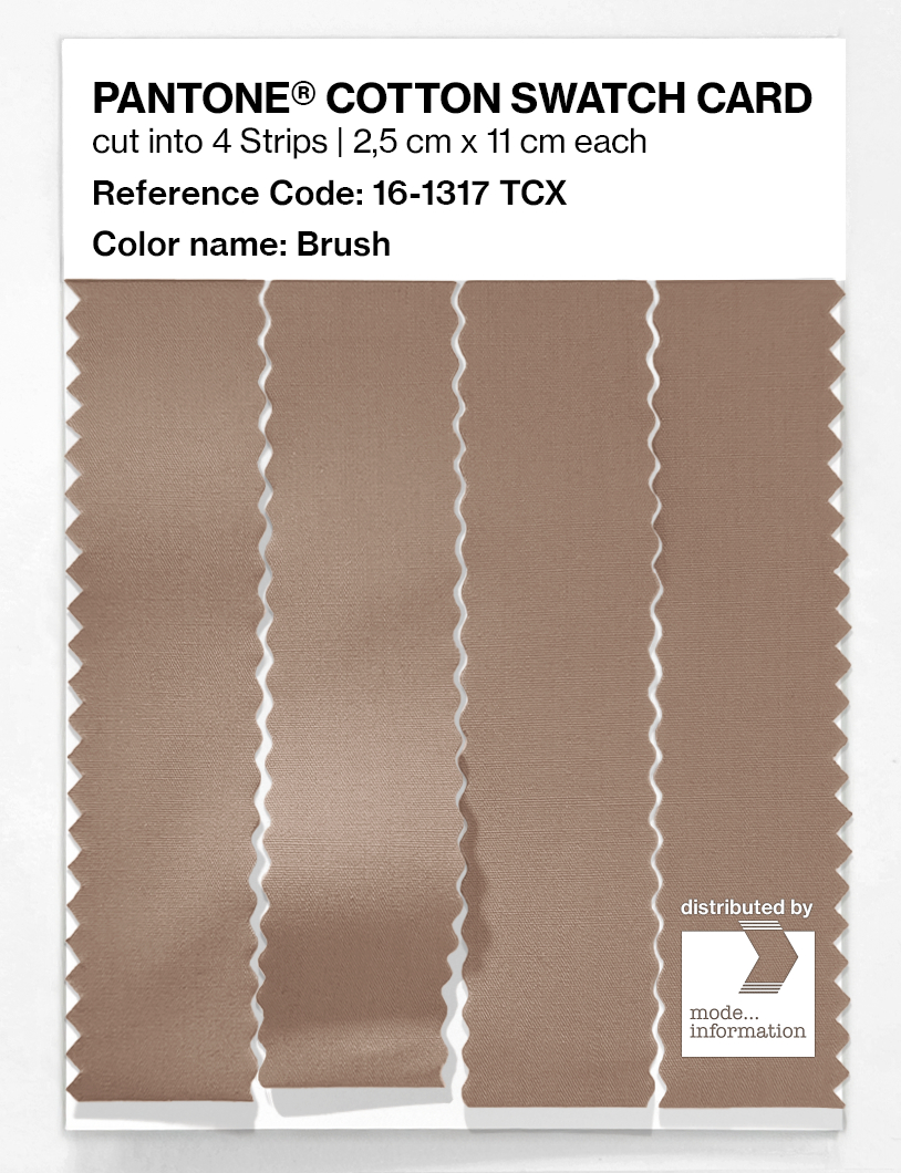 Product image 3 of the product “PANTONE® COTTON SWATCH CARD 16-1317 TCX Brush ”