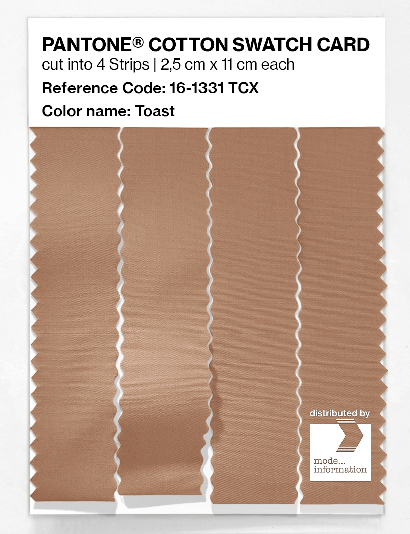 Artikelbild 3 des Artikels “PANTONE® COTTON SWATCH CARD 16-1331 TCX Toast “