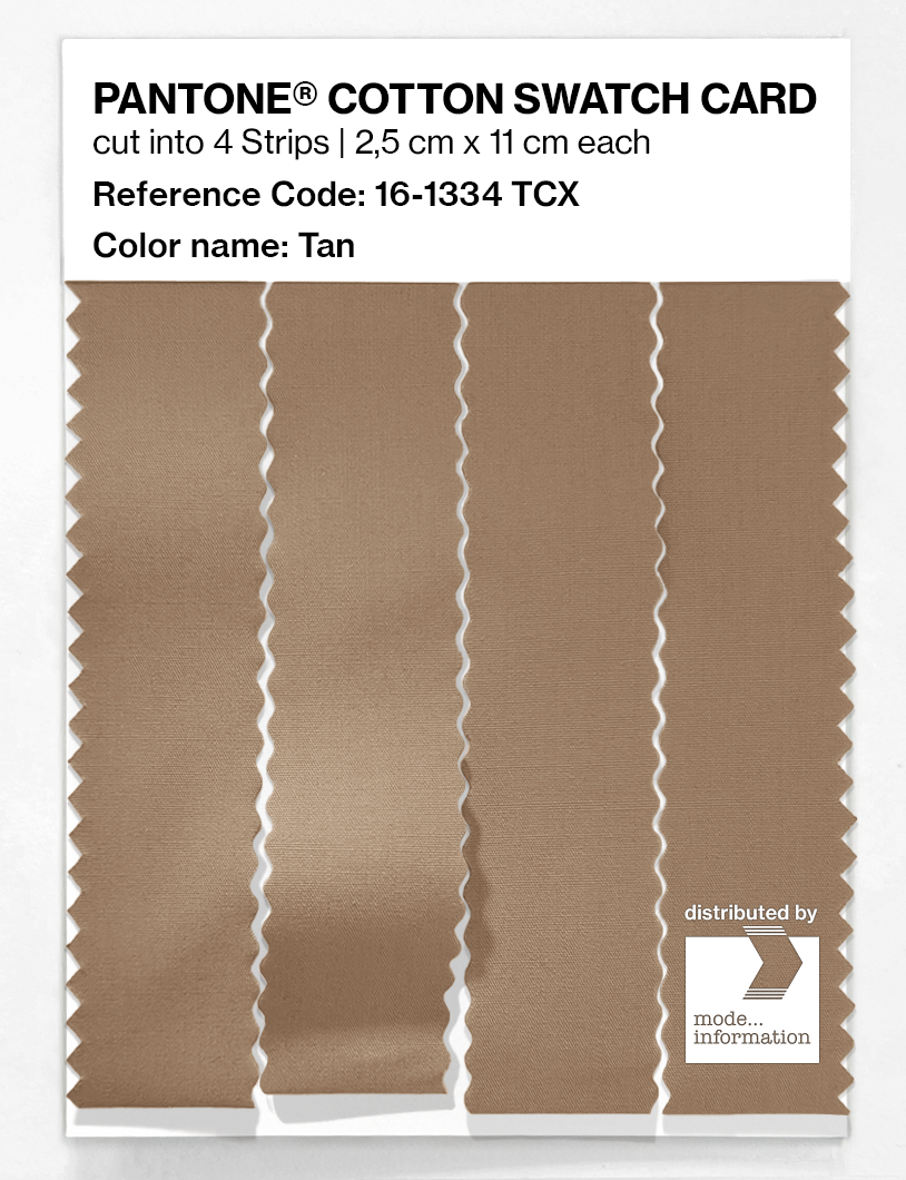 Artikelbild 3 des Artikels “PANTONE® COTTON SWATCH CARD 16-1334 TCX Tan “
