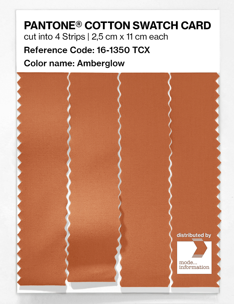 Artikelbild 3 des Artikels “PANTONE® COTTON SWATCH CARD 16-1350 TCX Amberglow “