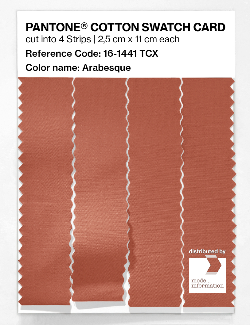 Artikelbild 3 des Artikels “PANTONE® COTTON SWATCH CARD 16-1441 TCX Arabesque “