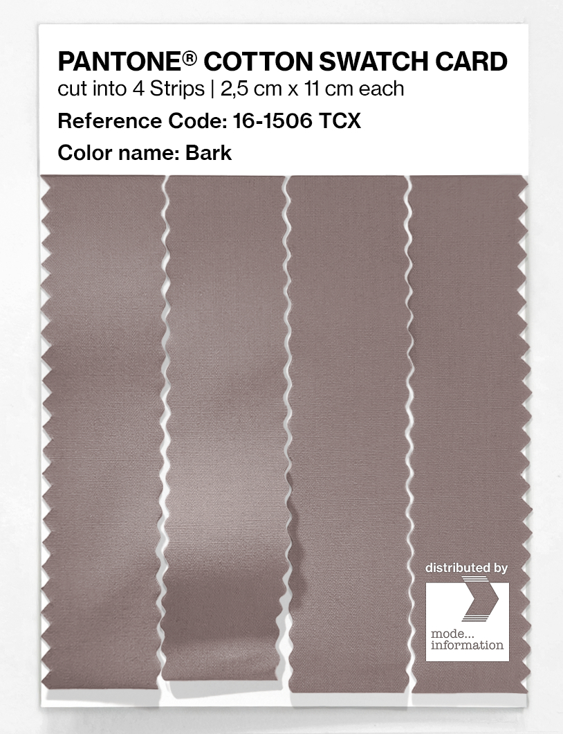 Product image 3 of the product “PANTONE® COTTON SWATCH CARD 16-1506 TCX Bark ”