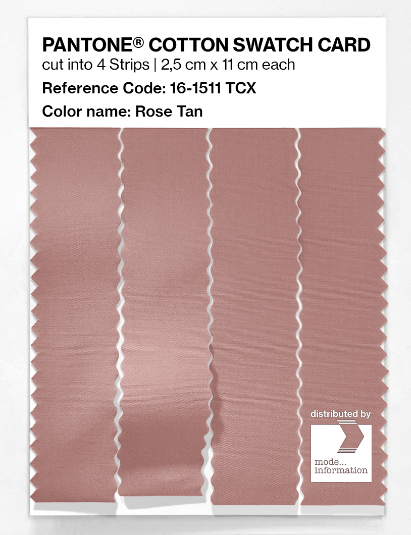 Product image 3 of the product “PANTONE® COTTON SWATCH CARD 16-1511 TCX Rose Tan ”