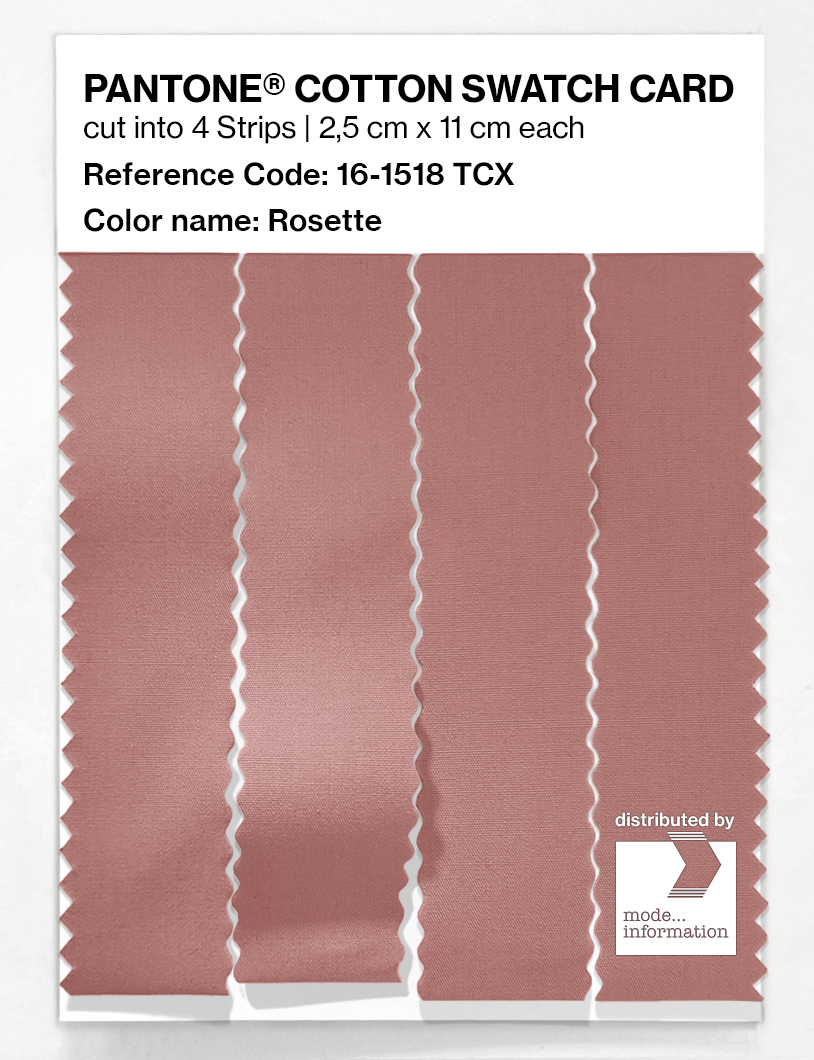Product image 3 of the product “PANTONE® COTTON SWATCH CARD 16-1518 TCX Rosette ”
