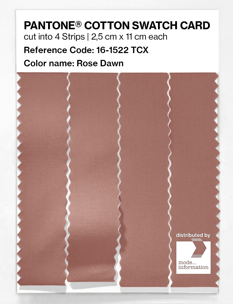 Product image 3 of the product “PANTONE® COTTON SWATCH CARD 16-1522 TCX Rose Dawn ”