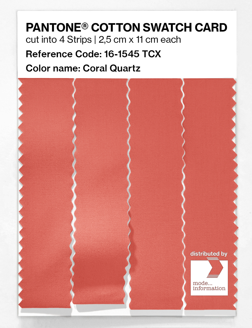 Artikelbild 3 des Artikels “PANTONE® COTTON SWATCH CARD 16-1545 TCX Coral Quartz “