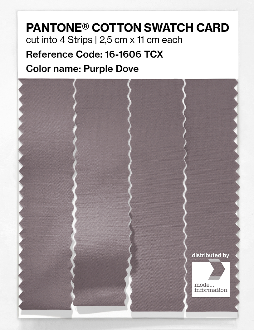 Artikelbild 3 des Artikels “PANTONE® COTTON SWATCH CARD 16-1606 TCX Purple Dove “