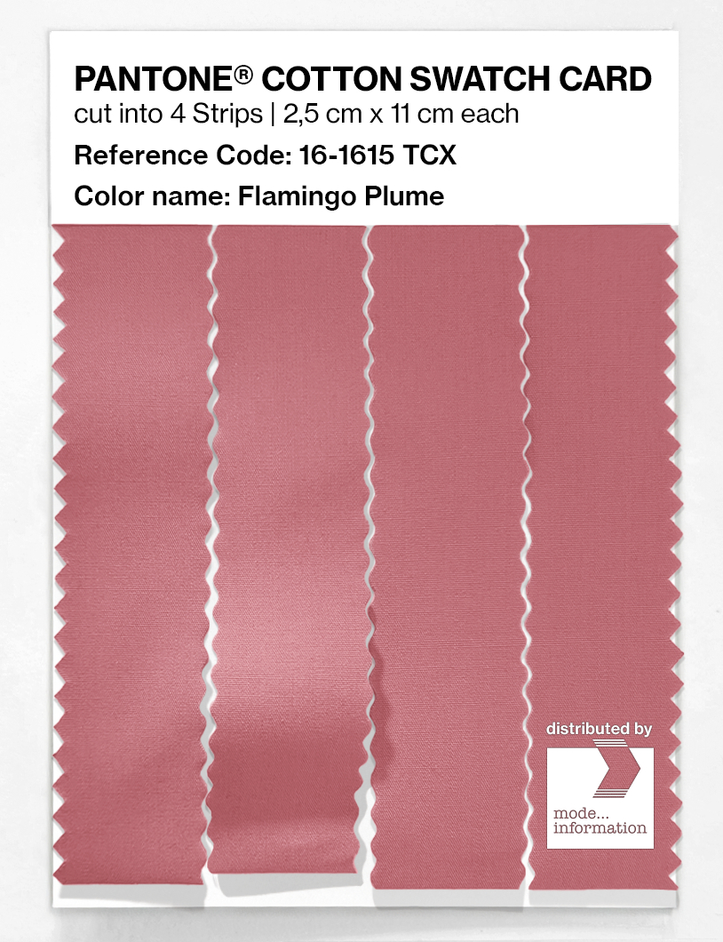 Artikelbild 3 des Artikels “PANTONE® COTTON SWATCH CARD 16-1615 TCX Flamingo Plume “