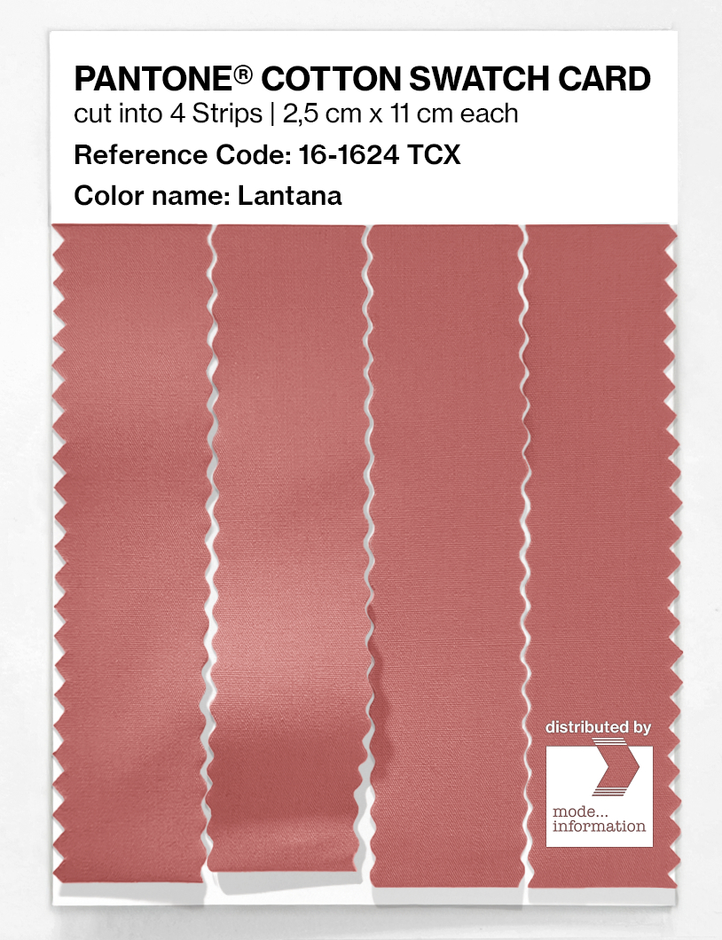 Artikelbild 3 des Artikels “PANTONE® COTTON SWATCH CARD 16-1624 TCX Lantana “