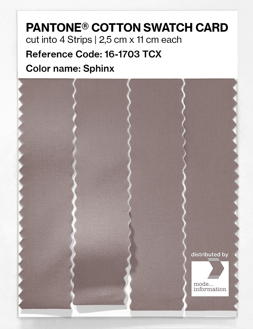 Artikelbild 3 des Artikels “PANTONE® COTTON SWATCH CARD 16-1703 TCX Sphinx “