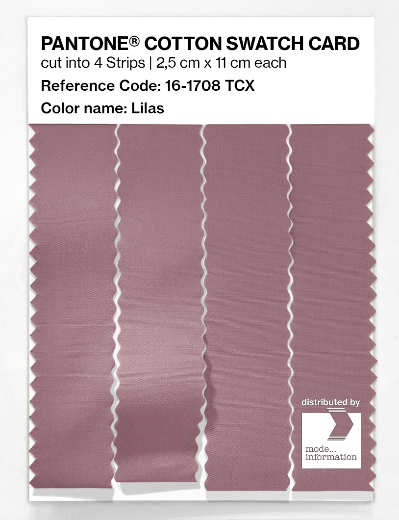 Product image 3 of the product “PANTONE® COTTON SWATCH CARD 16-1708 TCX Lilas ”