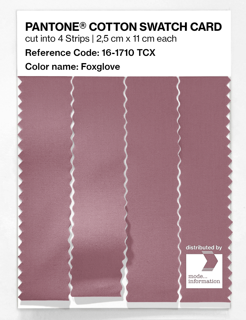 Artikelbild 3 des Artikels “PANTONE® COTTON SWATCH CARD 16-1710 TCX Foxglove “