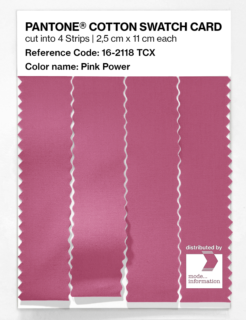 Artikelbild 3 des Artikels “PANTONE® COTTON SWATCH CARD 16-2118 TCX Pink Power “